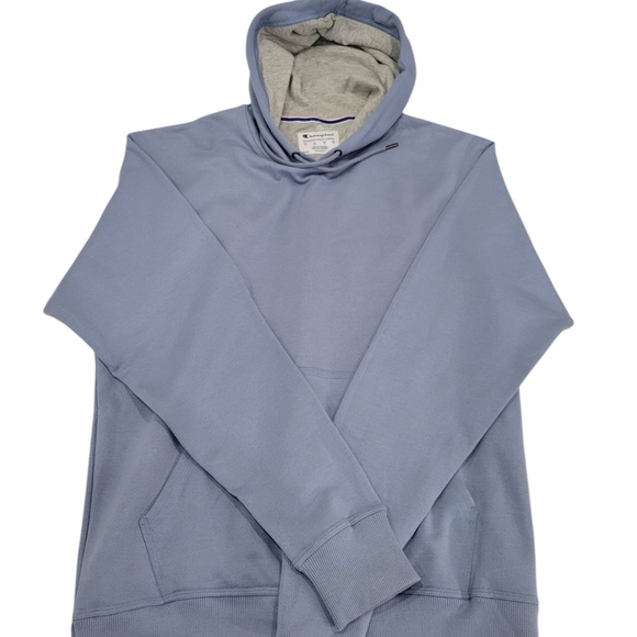 Mens Champions Sky Blue Hoodie Size M - Picture 2 of 5